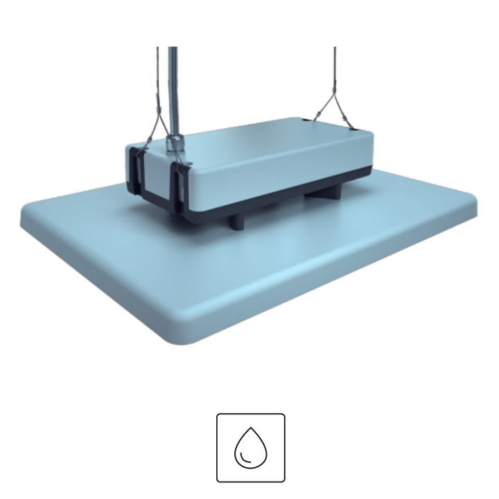 HIGH BAY NEW YOYK 100W 4000°K 16000lm IP65 80° 362x257x120mm
