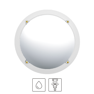 HUBLOT NICE ASYME 12/18/24W 120LM/W NOIRIP65 IK10  Ø320x90mm PREAVIS 