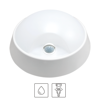 HUBLOT BLANC DIP CCT  PIR   Ø180*70MM 15W