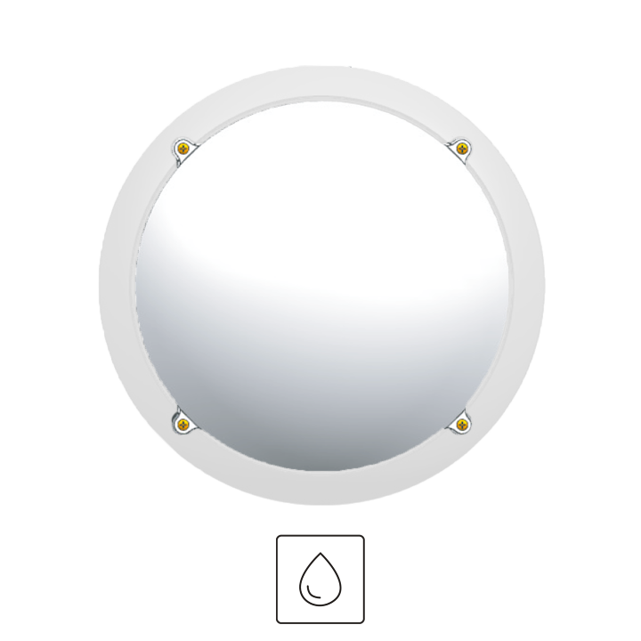 HUBLOT NICE  ANTI VANDAL 12/18/24W 120LM/W  CCT IP65 IK10  Ø320 BLANC