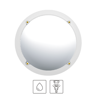 HUBLOT NICE 12/18/24W 120LM/W CCT IP65 IK10  Ø320X90MM DETECTEUR HF