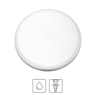 HUBLOT PARIS AVEC DÉTECTEUR 22W 4000K 2000LM IP65 Ø300X53MM