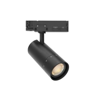 PROJECTEUR TRIPHASE DIP 10/15/20W CCT  90-100LM/W 170XØ72X210MM NOIR