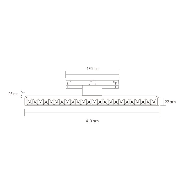 BARRE LED OSRAM ORIENTABLE 20W 40° 3000K 48V