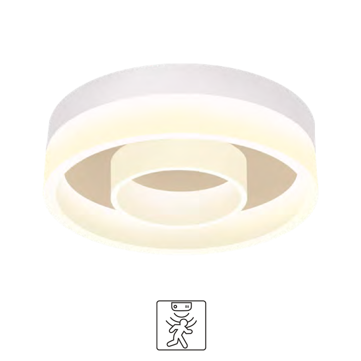 PLAFONNIER IP54 10/15W CCT 110° Ø235X46MM SENSOR