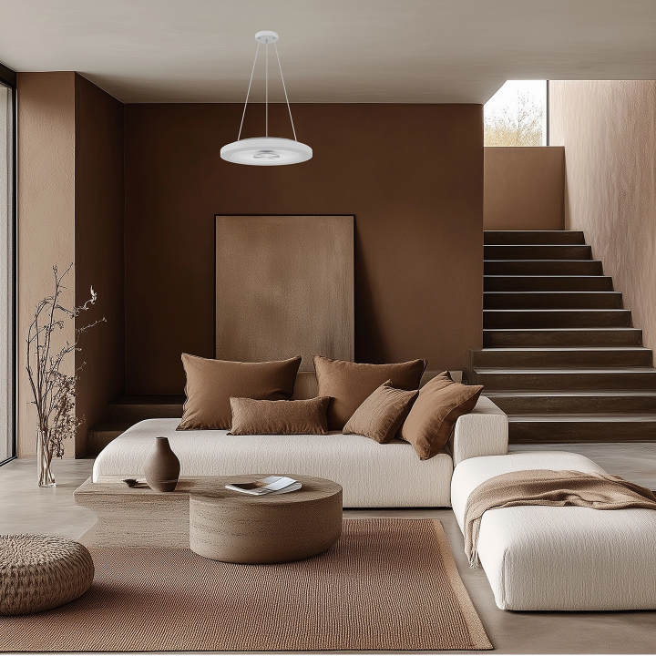 APPLIQUE Ø400*64MM 25W 1520-1750LM CCT 120° BLANC