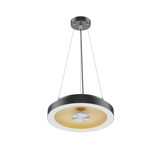 APPLIQUE Ø400*64MM 25W 1520-1750LM CCT 120° NOIR/DOREE