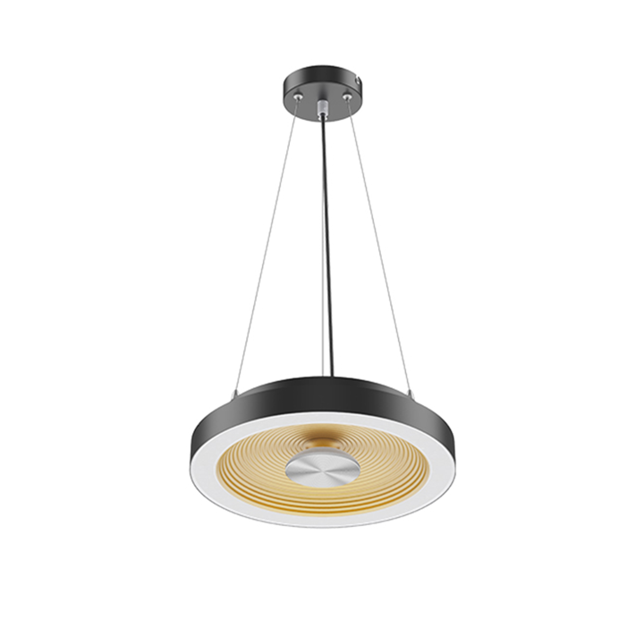 APPLIQUE Ø400*64MM 25W 1520-1750LM CCT 120° NOIR/DOREE