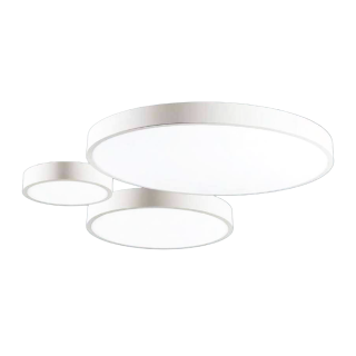 PANEL ROND PACO 46W  3634lm IP20 Ø600x50mm BLANC