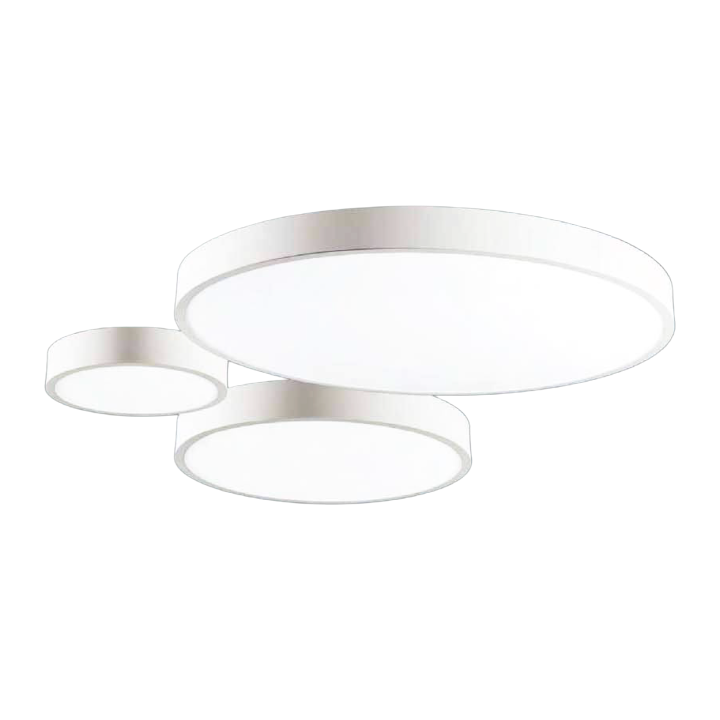 PANEL ROND PACO 46W  3634lm IP20 Ø600x50mm BLANC