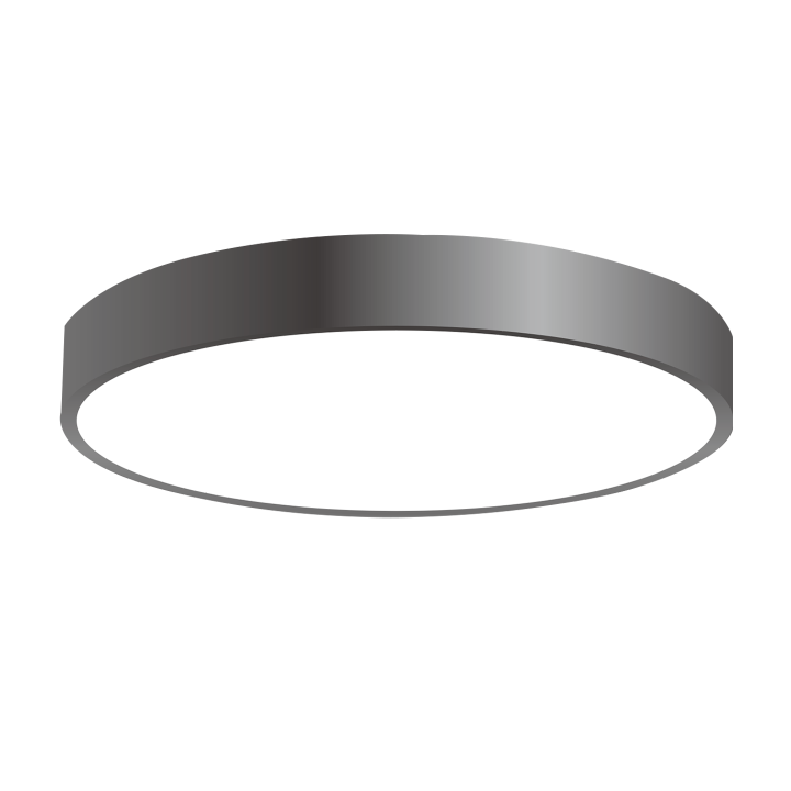 PANEL ROND PACO 46W  3634lm IP20 Ø600x50mm NOIR