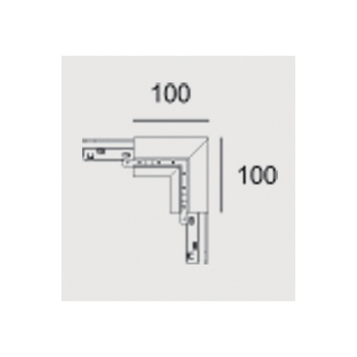 RACCORD ENTRE MUR ET PLAFOND RAIL