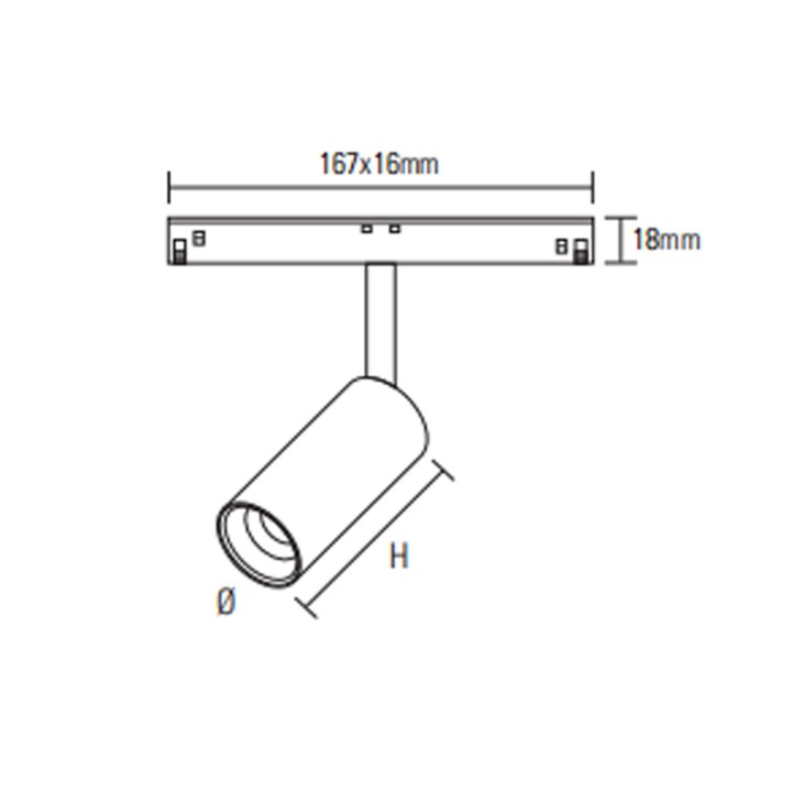PROJECTEUR SM 6W COB CREE 3000K 450LM 30°