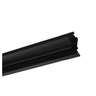 RAIL MAGNETIC  ENCASTRE 38*53MM 1M NOIR