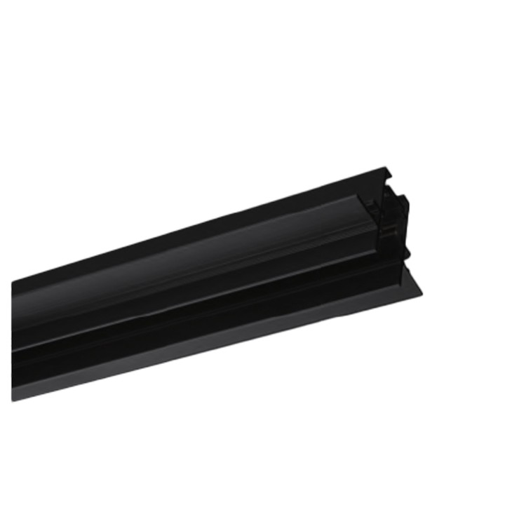 RAIL MAGNETIC  ENCASTRE 38*53MM 1M NOIR