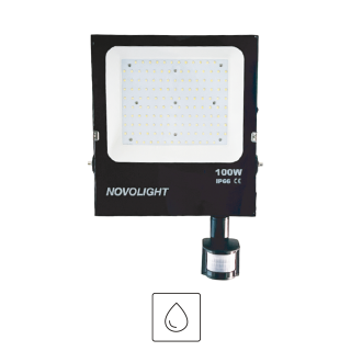 PROJECTEUR PARIS 100W 4000K130LM/W IP65 280X250X45MM AC100-240V DETEC