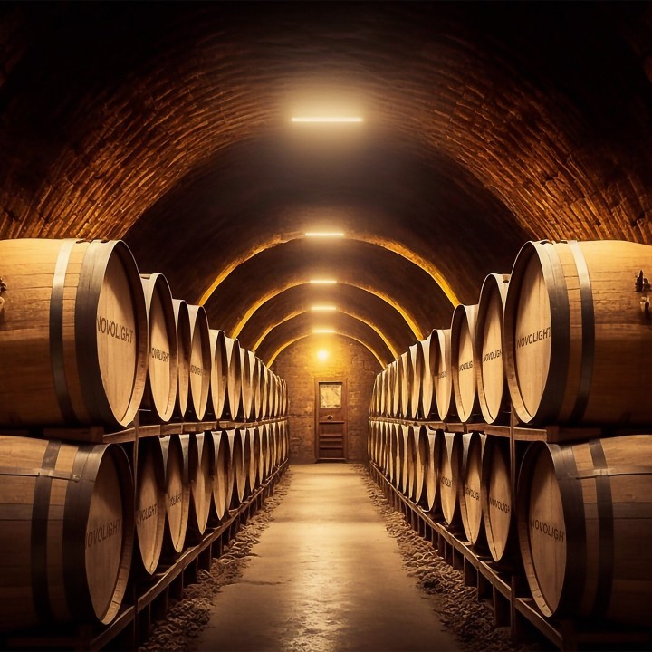 LUMINAIRE ÉTANCHE CAVE À VIN 48W 590NM IP69Ø81X1500MM