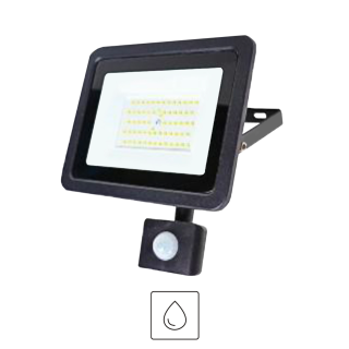 PROJECTEUR ECO DÉTECTEUR 50W CCT 4500LM IP65 160,7X123,2X29,6MM