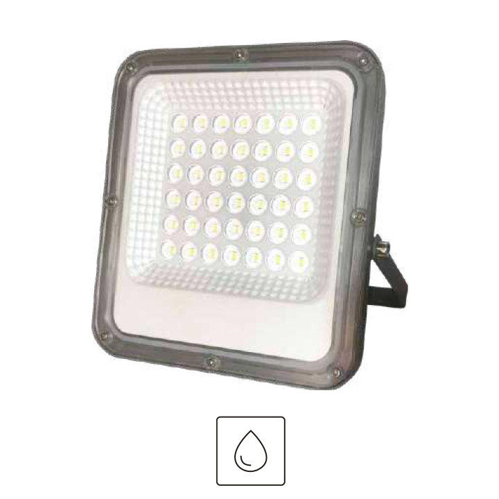 PROJECTEUR EXTERIEUX IP65 AC 220-240V 120LM/W 50W 3000K 