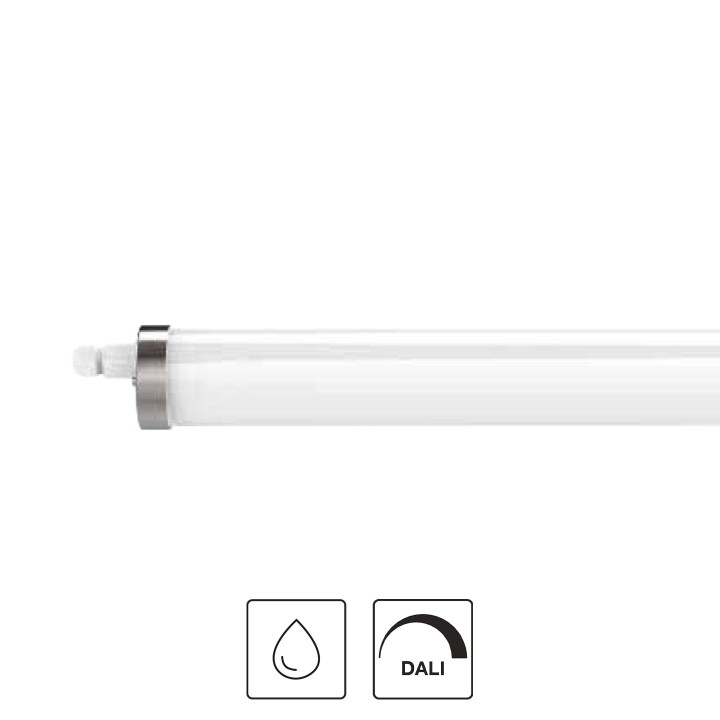 TUBULAIRE 12/15/18/20W 150LM/W IP65 Ø70x600mm 