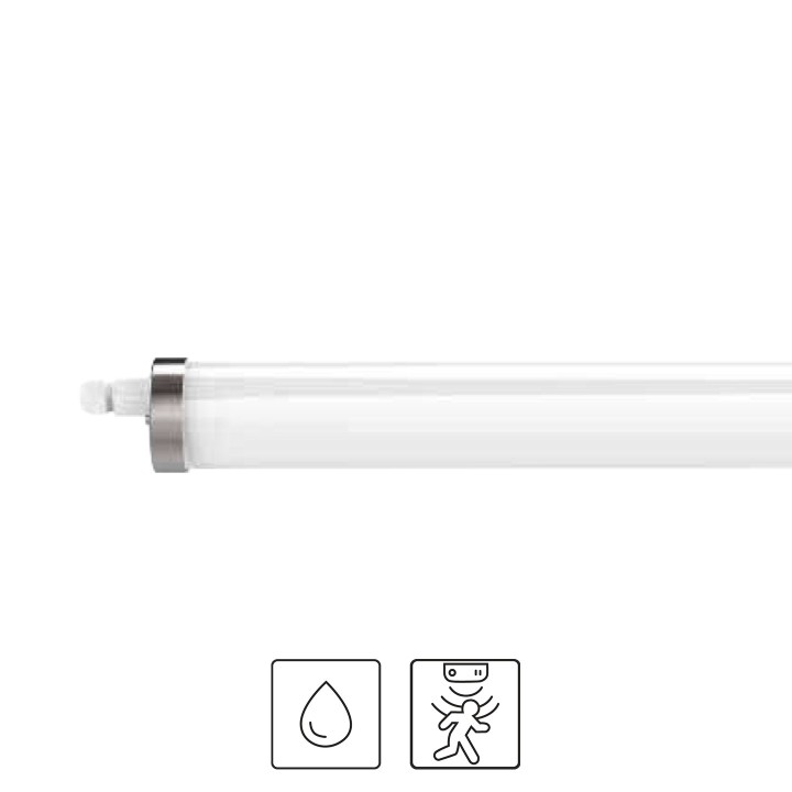 TUBULAIRE 20W 150LM/W IP65 Ø70x600mm SENSOR