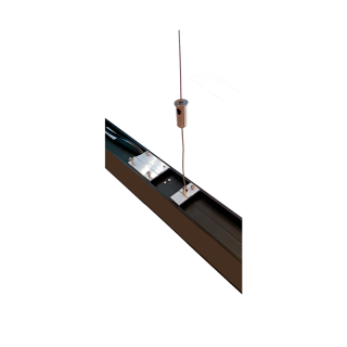 KIT DE SUSPENSION POUR LUMINAIRE LED LINEAIRE LL5575 CABLE 1,2M PAR 2