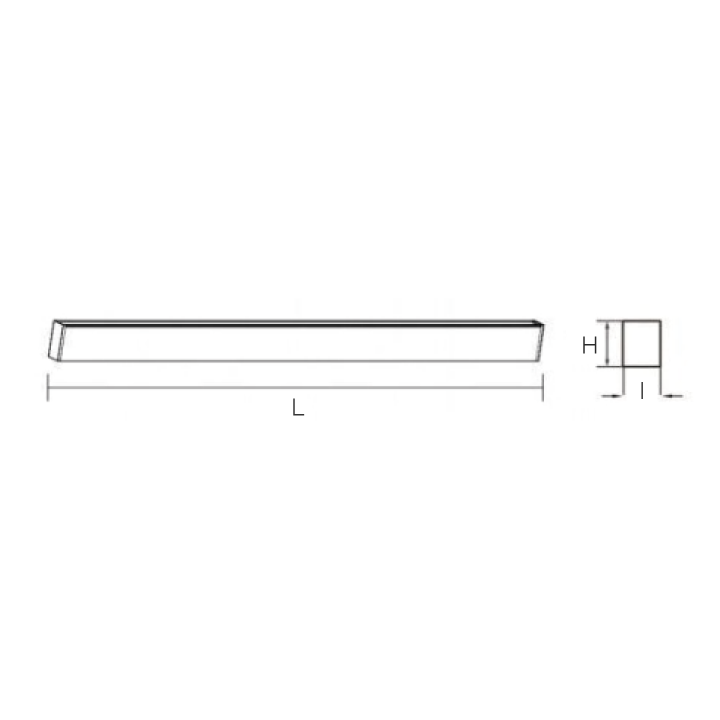 KIT D'ENCASTREMENT TRIM POUR LUMINAIRE LED LINEAIRE LL5575