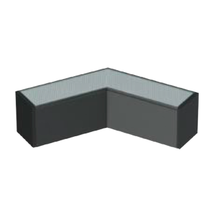 CONNECTEUR 120° 5575 CCT 13W  NOIR