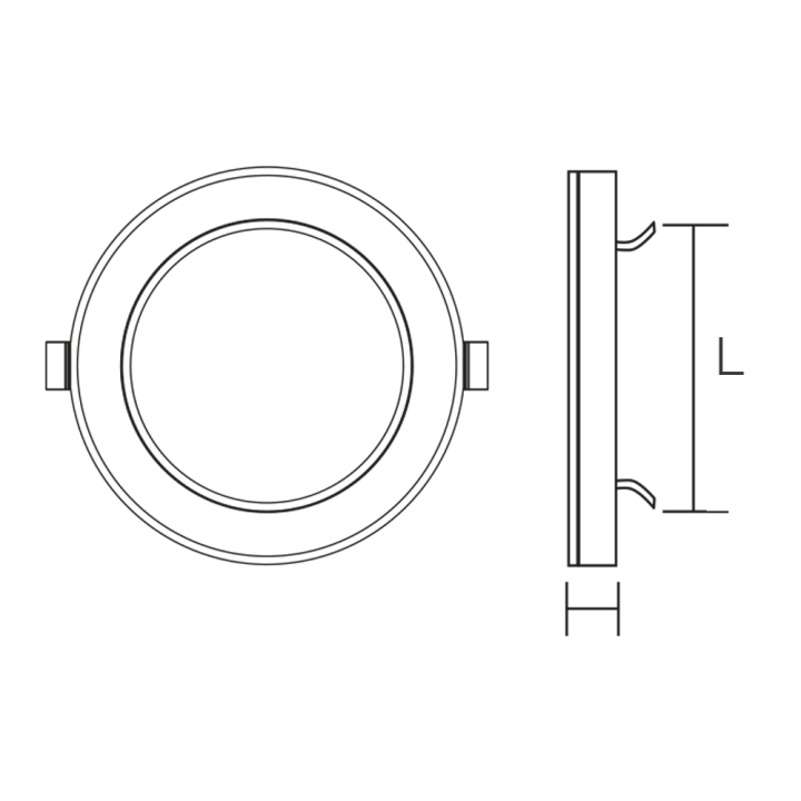 DOWNLIGHT 3 EN1 CCT  Ø290MM 12/18/24W
