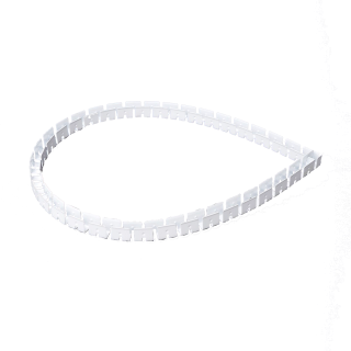 RAIL ALUMINIUM  FLEXIBLE POUR NEON LED 06X12MM 1M