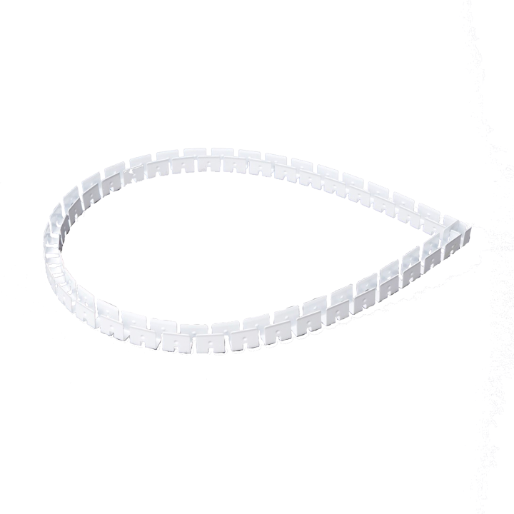 RAIL ALUMINIUM  FLEXIBLE POUR NEON LED 06X12MM 1M