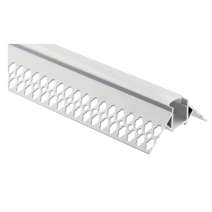 PROFILE ALU ANGLE EXTERIEUR ENCASTRABLE 53*15MM 2M