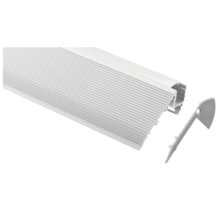 PROFILE ALU MARCHE 67X28MM 2M AVEC DIFFUSEUR ET KIT FINITION
