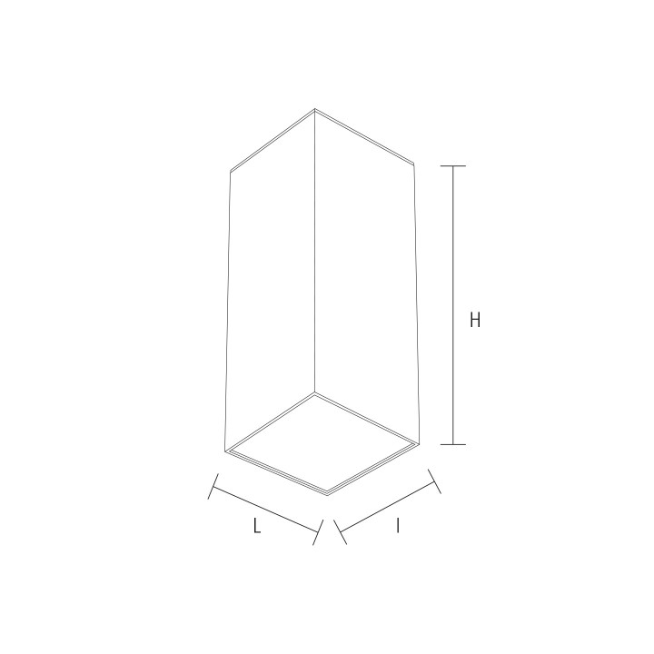 APPLIQUES 10W CCT IP54 90° 90*57*161MM NOIR 