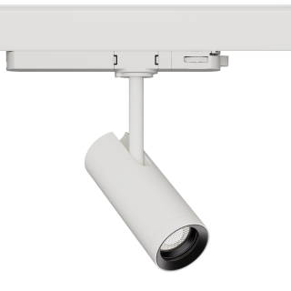 PROJECTEUR RAIL D45X114MM IRC 97 8-40° 6W DIMMABLE BLANC