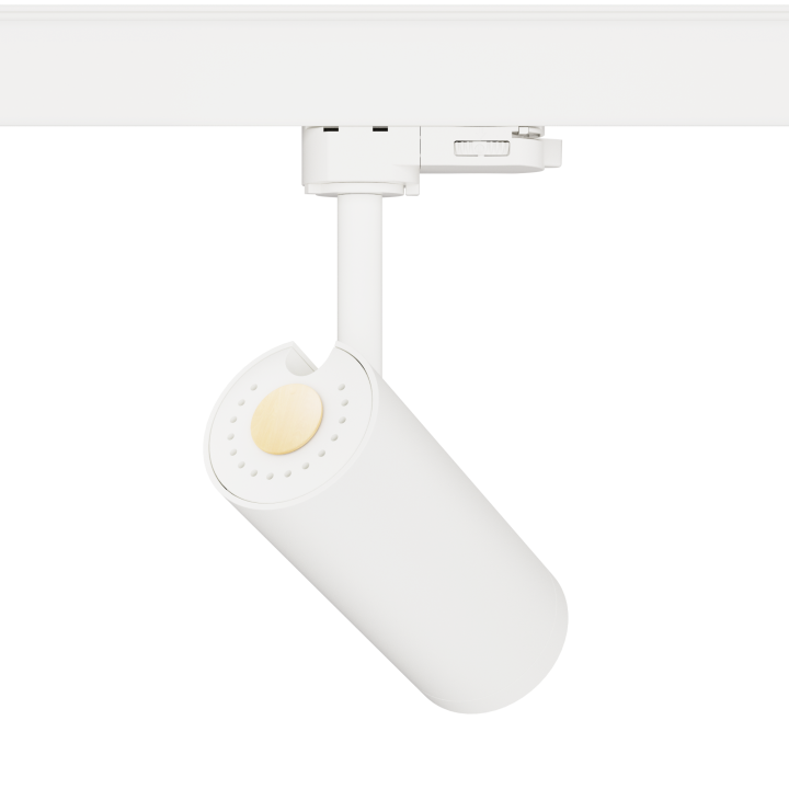 PROJECTEUR RAIL D55X142MM IRC 97 8-50° 10W DIMMABLE BLANC