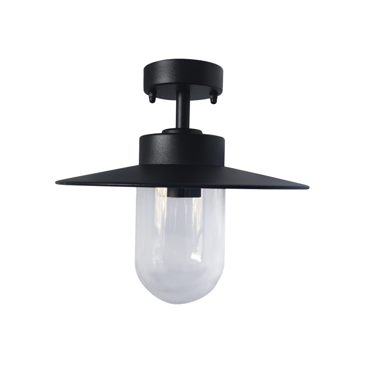 PLAFONNIER EXTERIEUR INOX IP44 E27 250*258*309MM