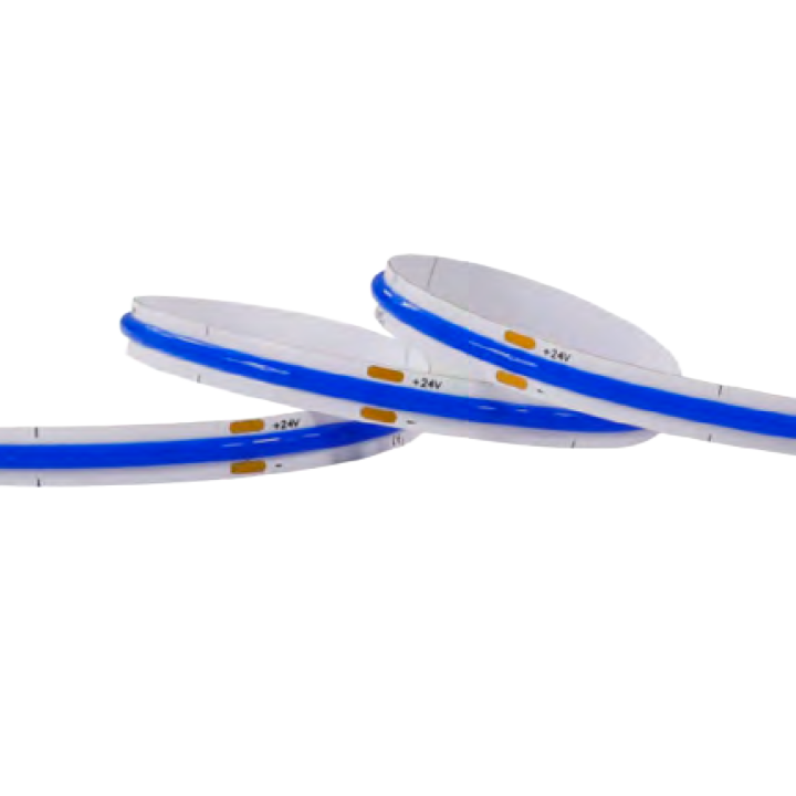 RUBAN LED COF IP20IRC90 10W  8MMX5M BLEU 455NM