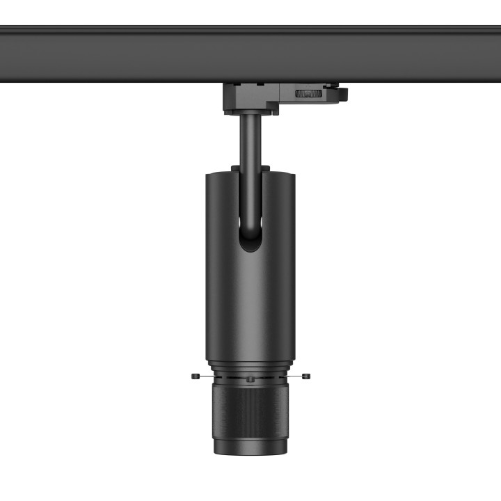 CADREUR RAIL D55X171MM IRC 97 53° 10W DIMMABLE NOIR