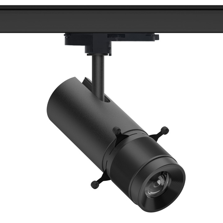 CADREUR RAIL D75X218MM IRC 97 53° 20W DIMMABLE NOIR