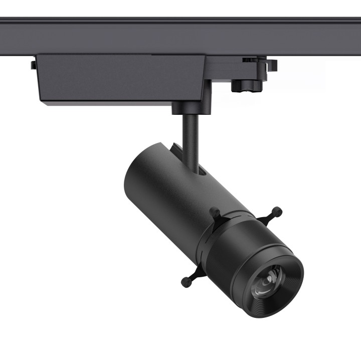CADREUR RAIL D75X218MM IRC 97 53° 20W DIMMABLE NOIR