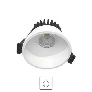 SPOT IP44 BASSE LUMINANCE 100*82MM 15W IRC 90 60° 6000K