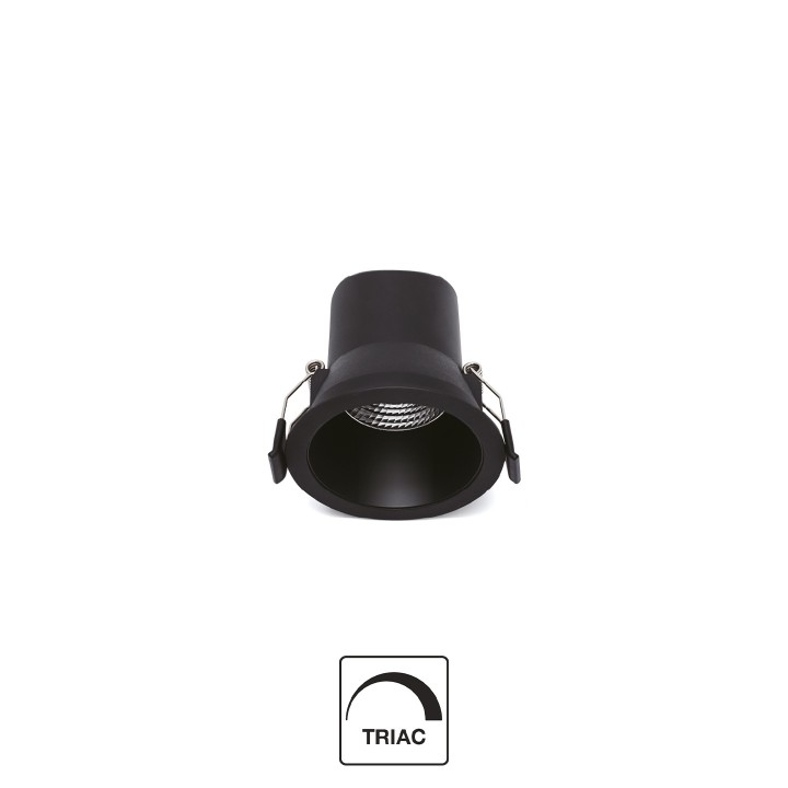 DOWNLIGHT BASSE LUMINANCE IP44 Ø81*79MM CCT DIMMABLE 6W  NOIR