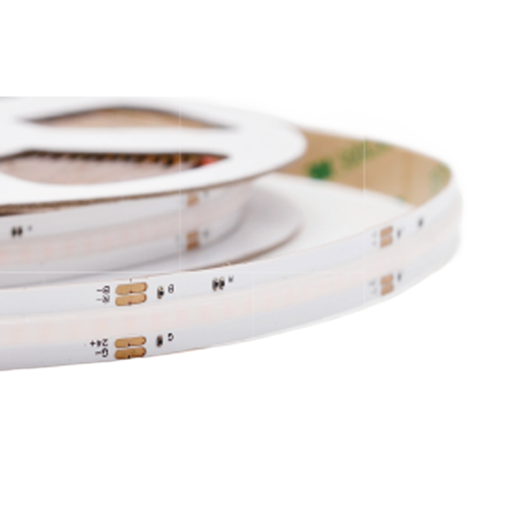 RUBAN LED COB RGB 24V 12W/M 840LED/M 10MMX5M IP20