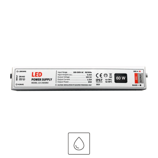 DRIVER 24V 60W IP67 222*29*21MM