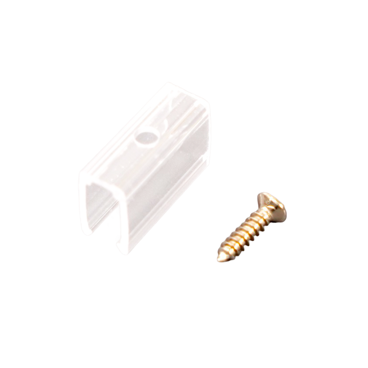 ACCESSOIRE DE FIXATION EN PC 20MM POUR NEON LED