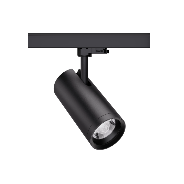 PROJECTEUR RAIL D90X194MM IRC 97 15-60° 30W DIMMABLE NOIR