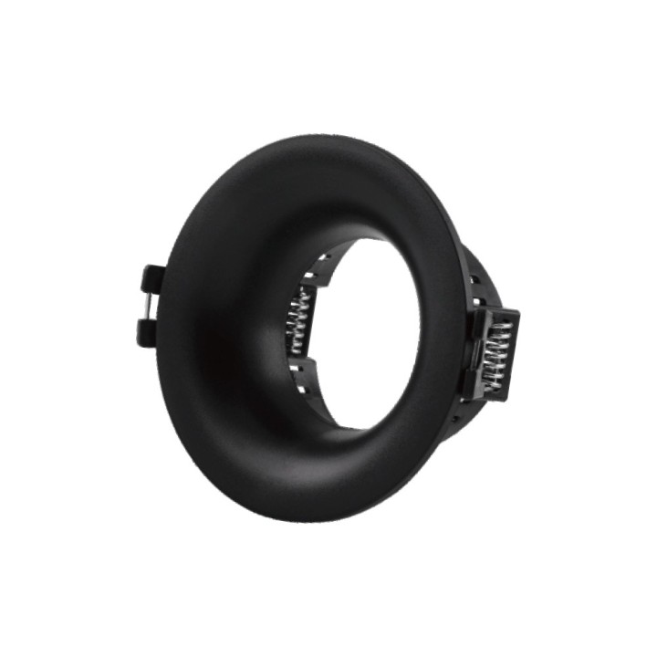 COLLERETTE GU10 Ø86X40MM Ø70~75MM NOIR