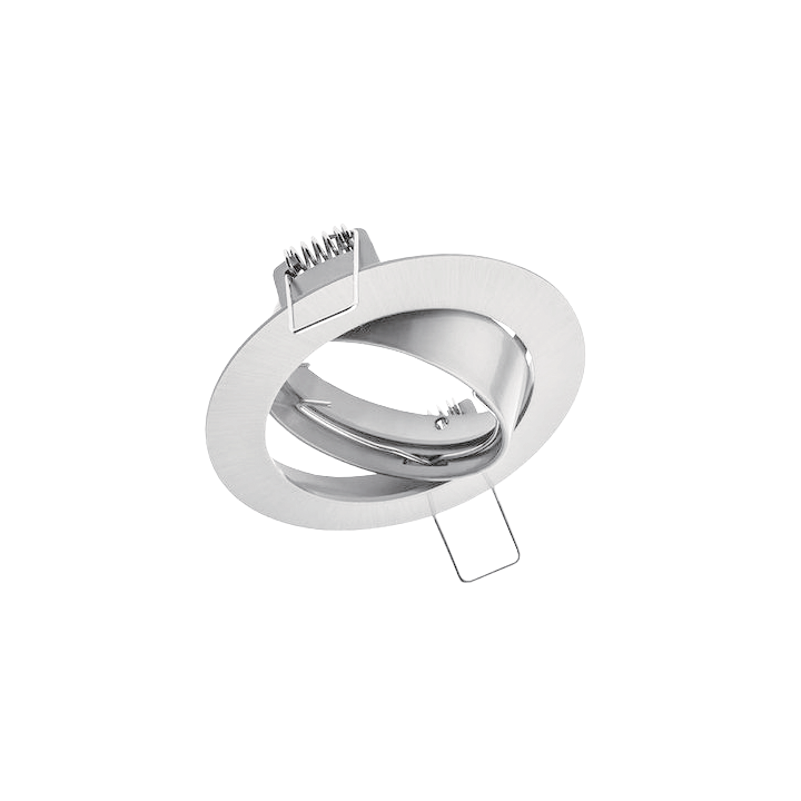 COLLERETTE GU10 ORIENTABLE ALU Ø90*23MM PERCAGE 68MM