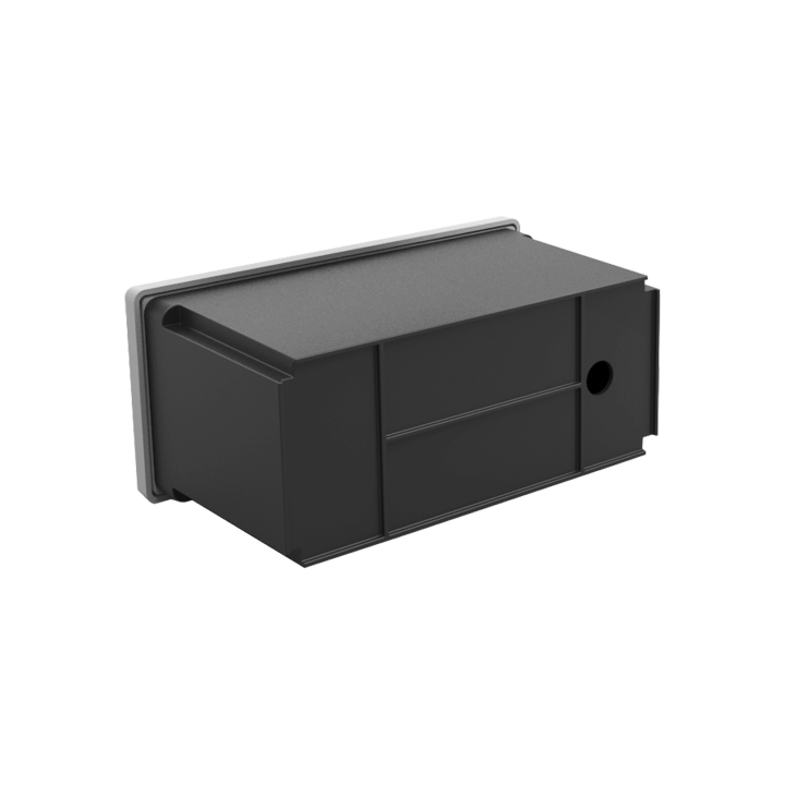 ENCASTRE MURAL NOIR 195X90X110MM 7.3W 197LM 3000°K BA90° IP65 AC220V